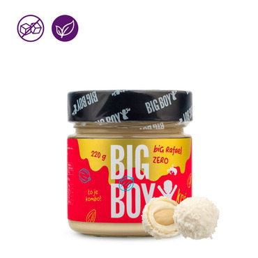BIG BOY® Big Rafael zero - Jemný mandľovo-kokosový krém s brezovým cukrom 220g