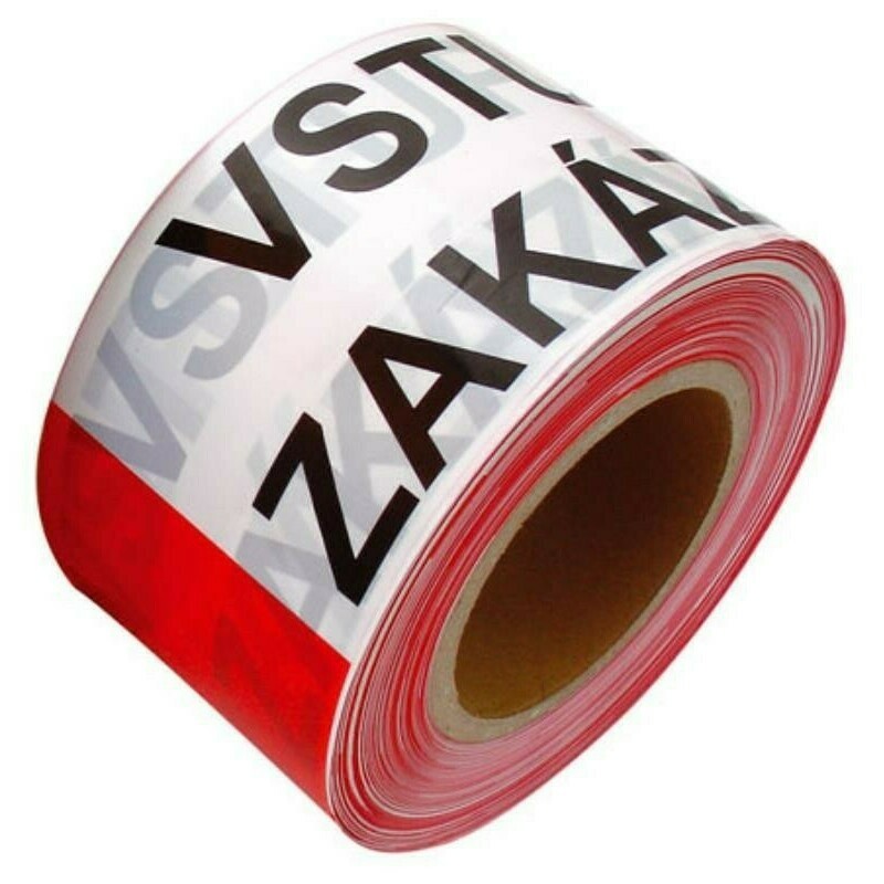 E-shop ZÁKAZ VSTUPU výstražná páska