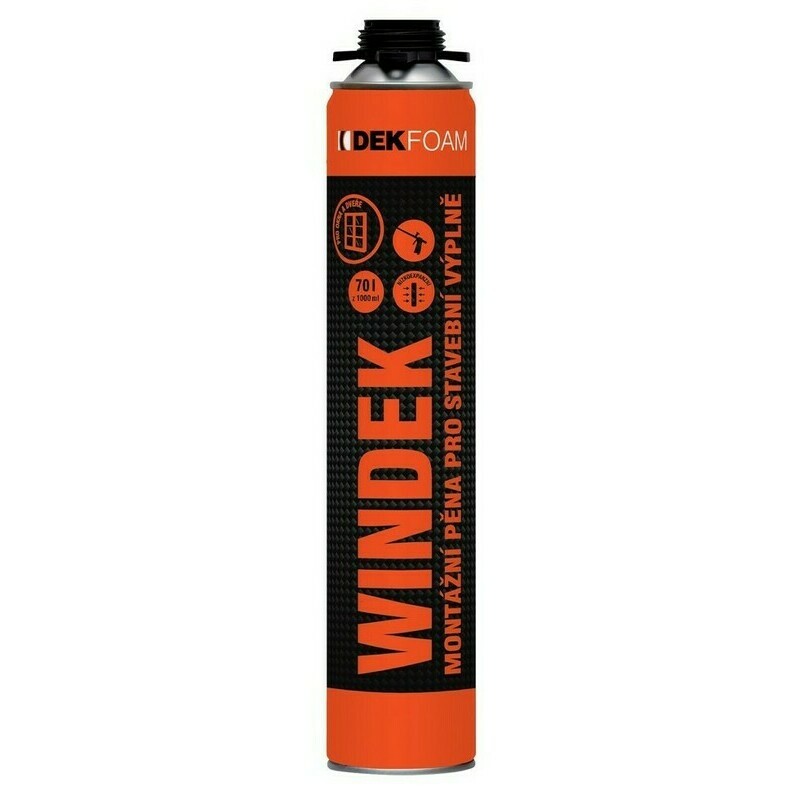 E-shop Pena montážna DEKFOAM WINDEK pištoľová 750 ml