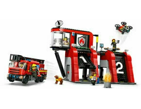 LEGO® City – Hasičská stanica s hasičským vozidlom