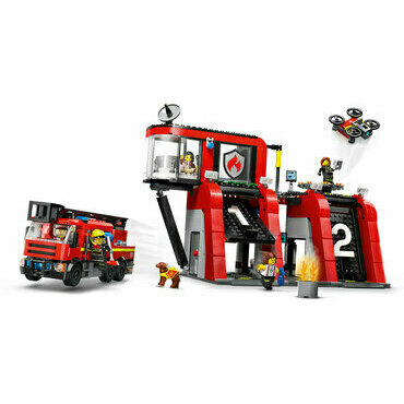 LEGO® City – Hasičská stanica s hasičským vozidlom