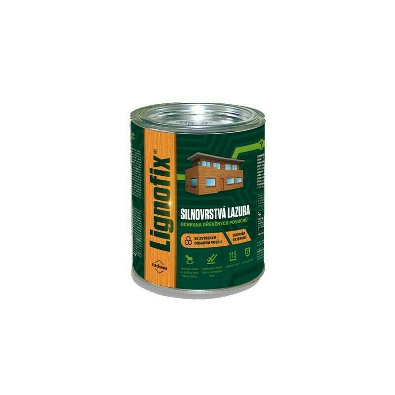 Lazúra Stachema Lignofix 2,5 l meranti.