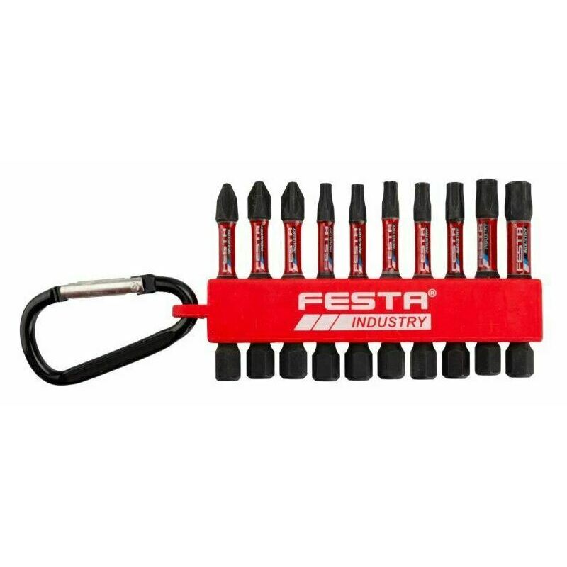 Bity torzné FESTA Industry PH-PZ-TORX S2 50 mm 10 ks