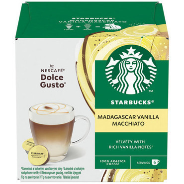 Kapsule STARBUCKS® Madagascar Vanilla Latte Macchiato by NESCAFÉ® Dolce Gusto® 12 ks