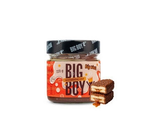 BIG BOY® Big King – Krém s lieskovými orechmi s mliekom a karamelom, so sladidlom 220g