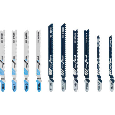 Súprava pílových plátkov Basic for Metal and Wood 10 ks