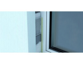 Začisťujúci okenný profil s výstužnou tkaninou, dĺžky 2,5 m
