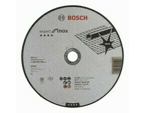 Rovný rezný kotúč na nehrdzavejúcu oceľ Bosch Expert for Inox, priemer 230 mm (25ks/obj)