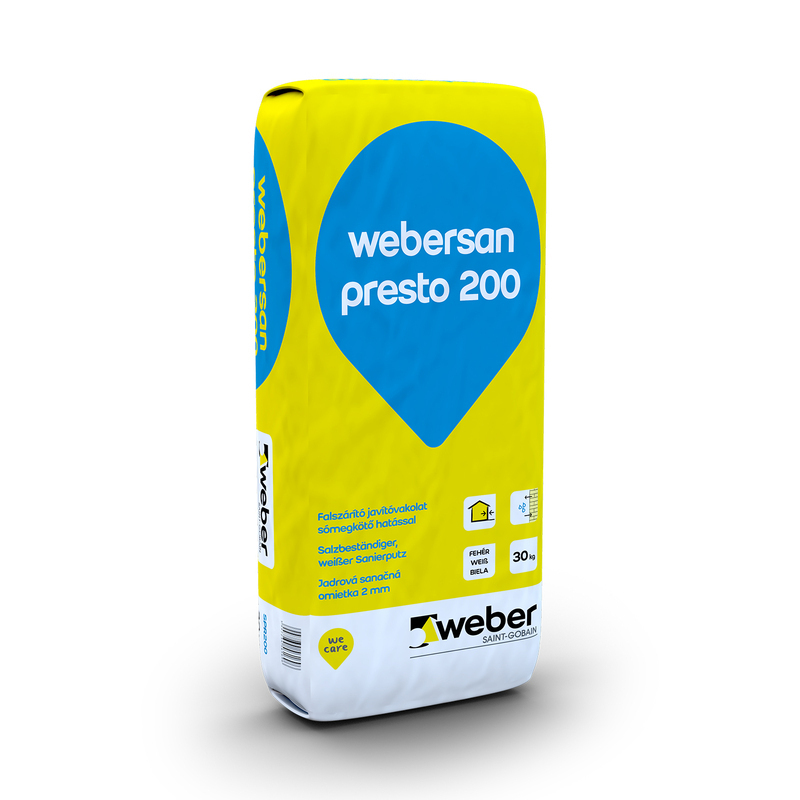 E-shop Omietka sanačná webersan presto 200
