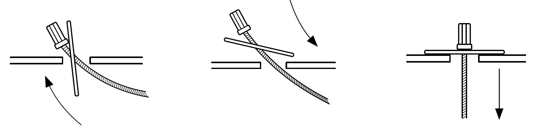 Průchozí kotva- montáž