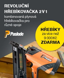 Nově v sortimentu revoluční hřebíkovačka 2 v 1 Paslode