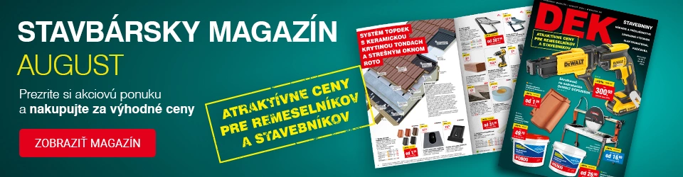 Augustový stavbársky magazín