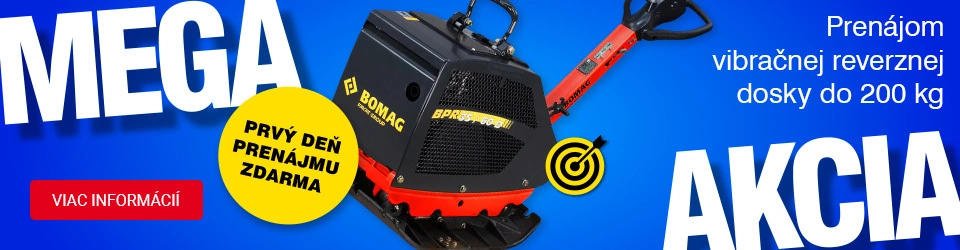 MEGA AKCIE požičovňa - vibračná doska