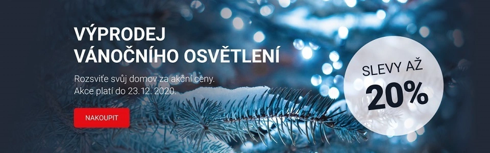 SVÁTEČNÍ OSVĚTLENÍ