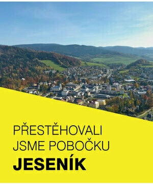 Přestěhovali jsme pobočku JESENÍK