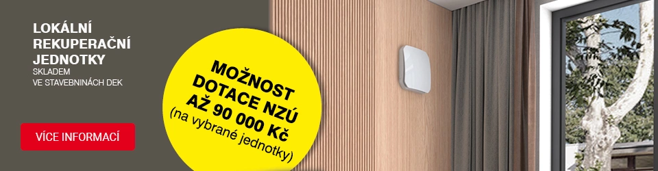Větrací jednotky s rekuperací tepla