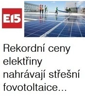 Článek E15.cz: zvýšená poptávka o fotovoltaiku