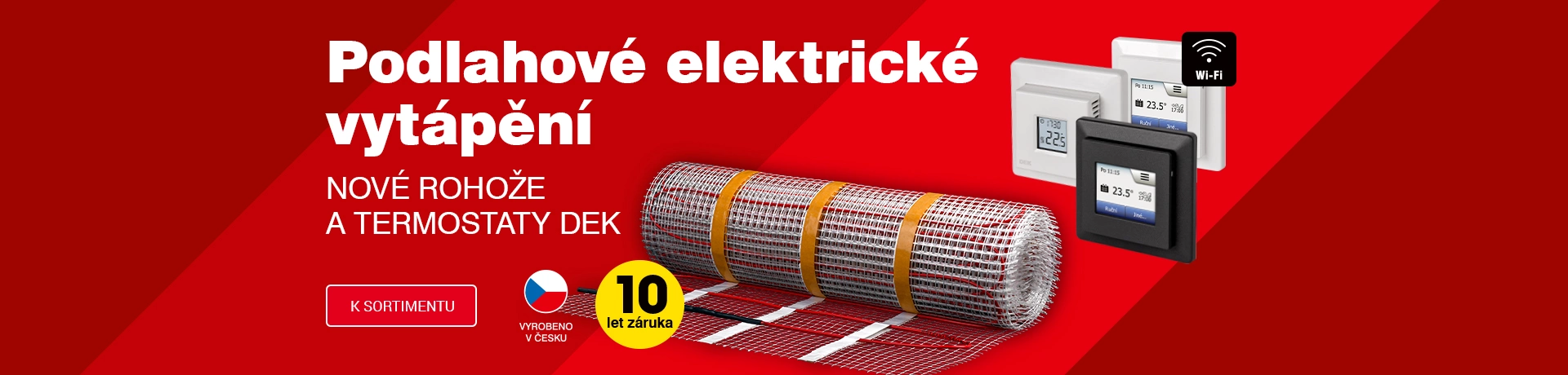 Podlahové vytápění DEK