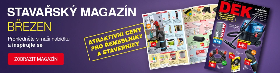 Březnový stavařský magazín