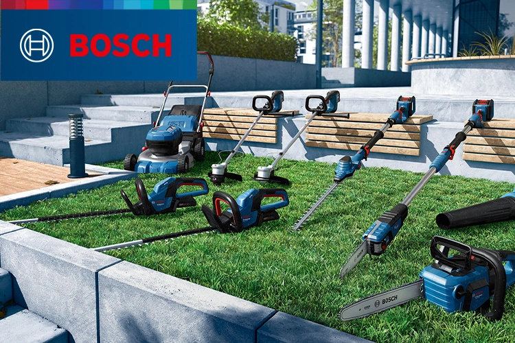 Akumulátorové zahradní nářadí Bosch