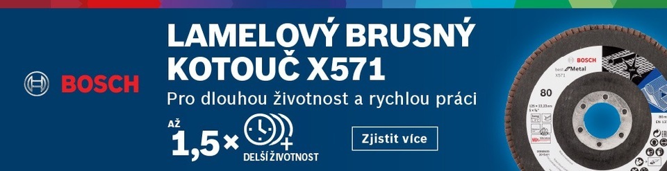 Kotouč lamelový Bosch X571 Best for Metal