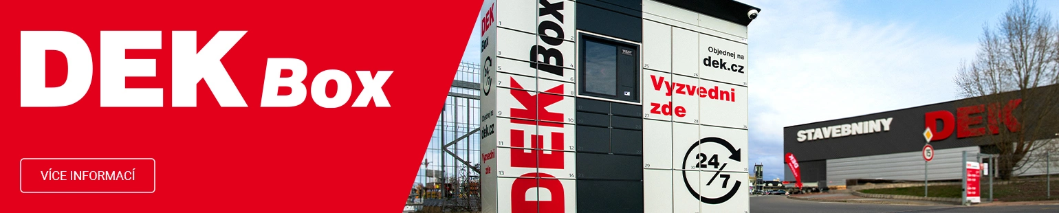 Vyzvednutí nákupu v DEK Boxu