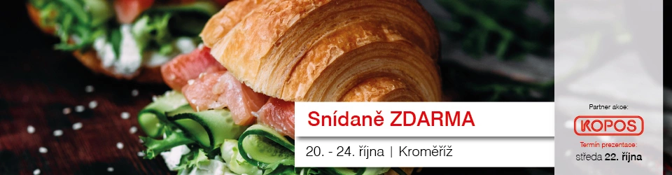 Kroměříž_snídaně Kopos