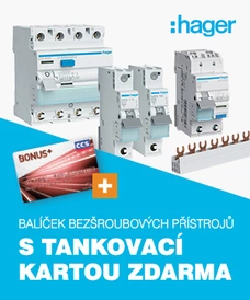 Balíček bezšroubových přístrojů s tankovací kartou zdarma