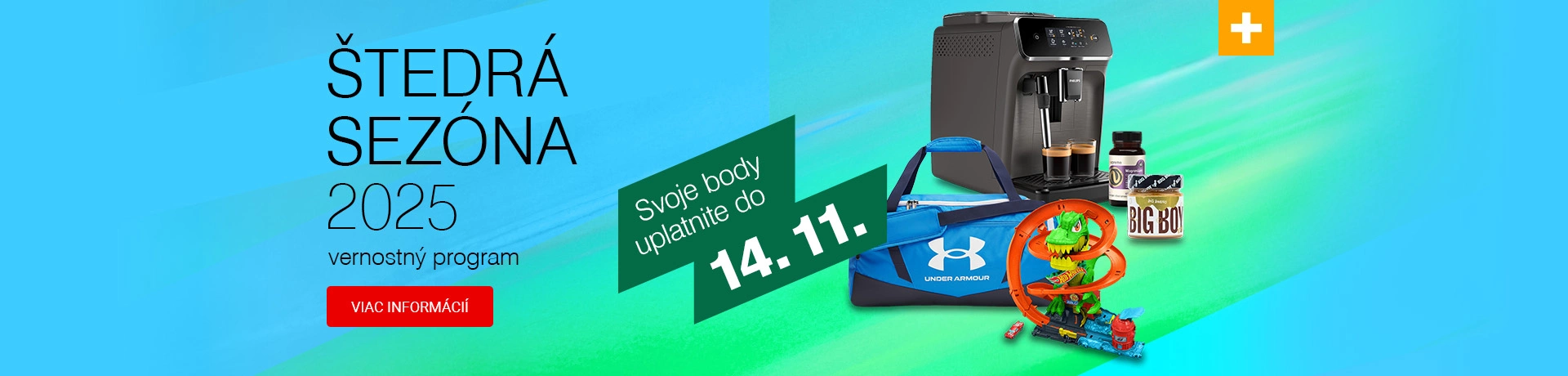 Vyberajte produkty za vernosť