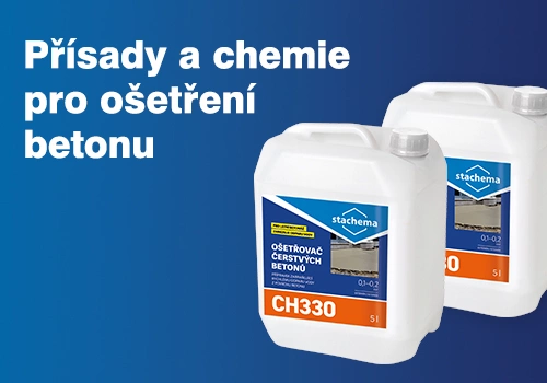 Přísady a chemie pro ošetřování betonu