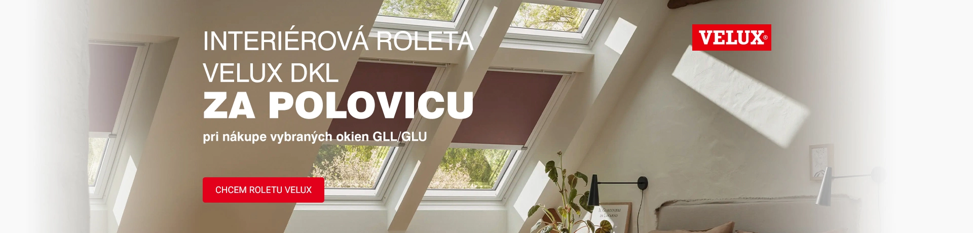 Interiérová roleta s 50 % zľavou
