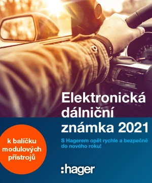 HAGER ELEKTRONICKÁ DALNIČNÍ ZNÁMKA 2021