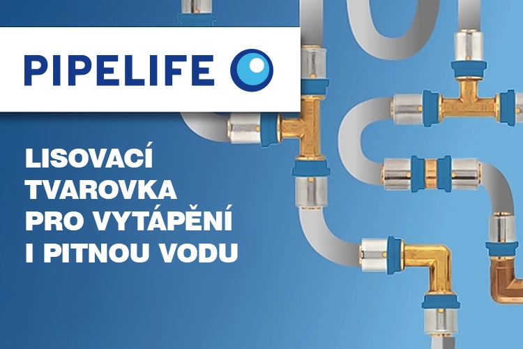 Lisovací tvarovka 2v1 – pro vytápění i pitnou vodu
