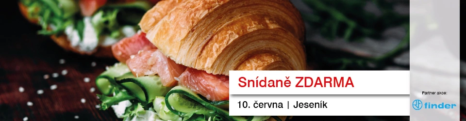 Jeseník - snídaně Finder