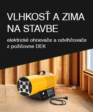 Elektrické ohrievače a odvlhčovače z požičovne DEK