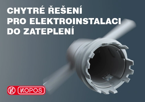 KOPOS – snadná montáž elektroinstalace do zateplení