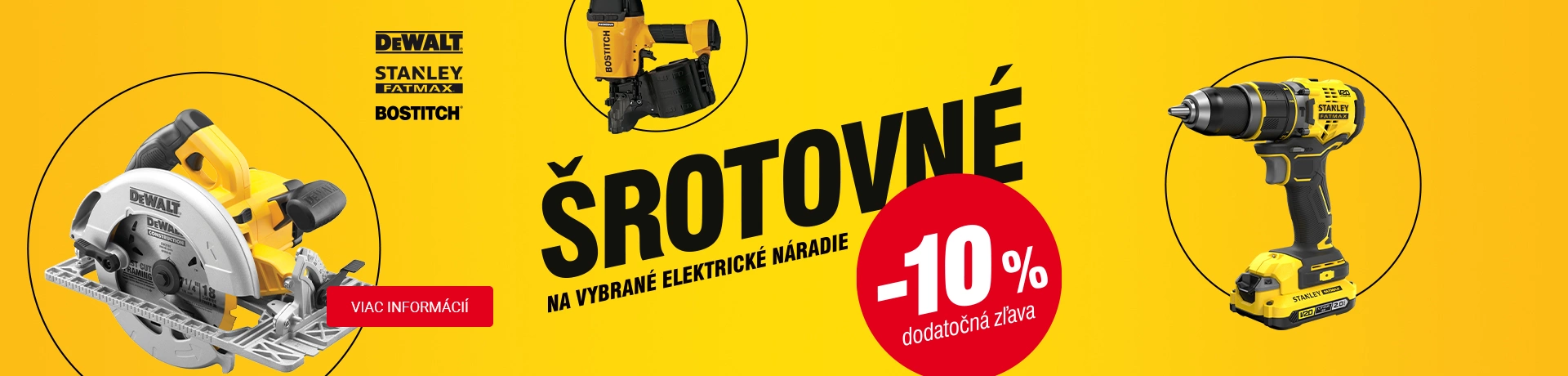 Šrotovné v Stavebninách DEK