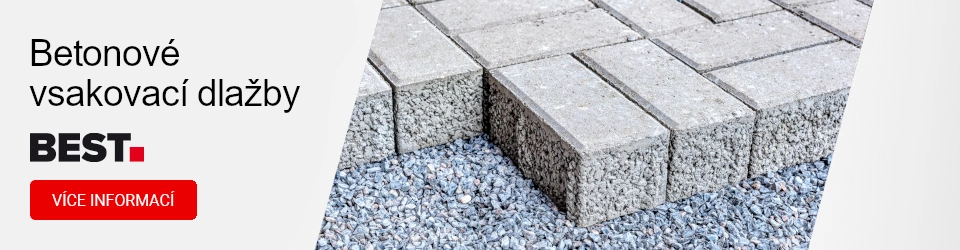 Betonové vsakovací dlažby BEST DRENO