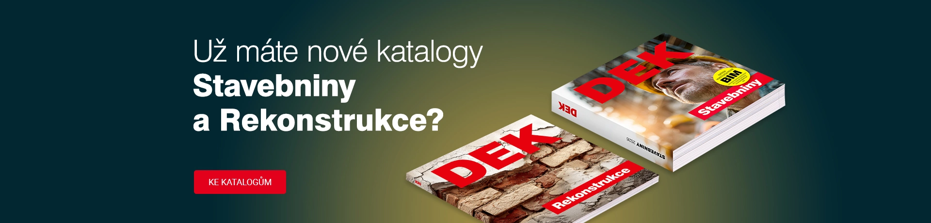 Nové katalogy DEK