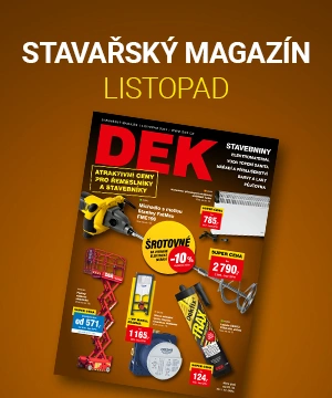 Stavařský magazín DEK je tady