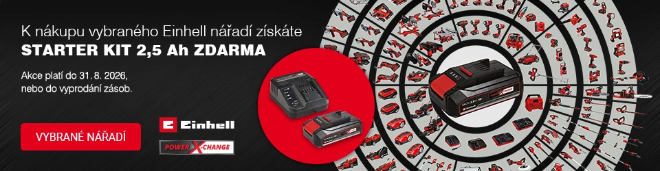 Startovací set Einhell zdarma