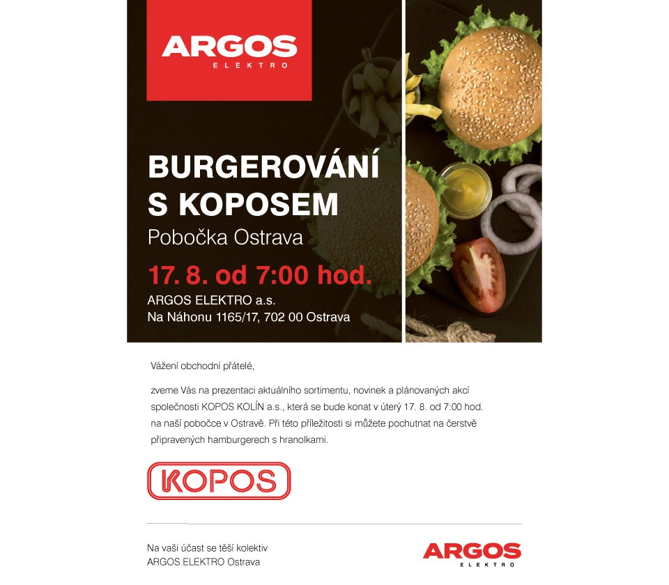 Burgerování 17.8. OSTRAVA