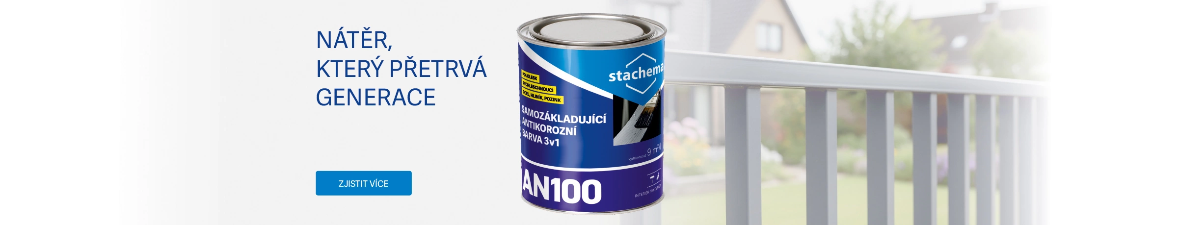 Antikorozní barva 3v1