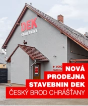 Nová prodejna Stavebnin DEK Český Brod Chrášťany