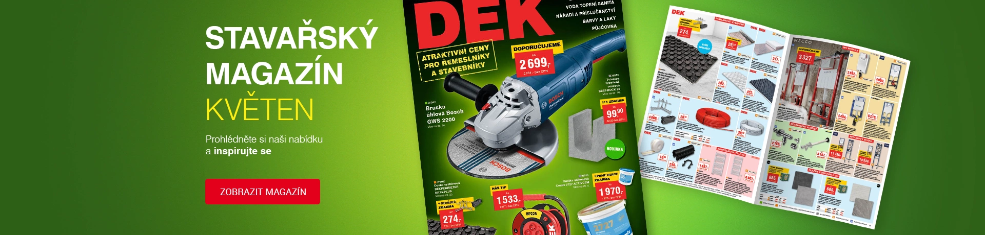 Květnový stavařský magazín