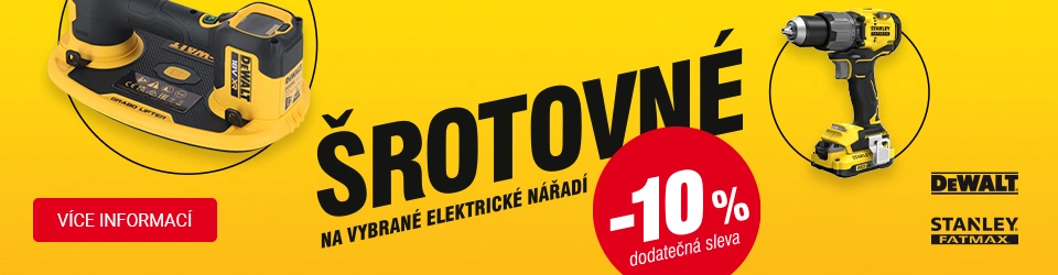 Šrotovné ve Stavebninách DEK