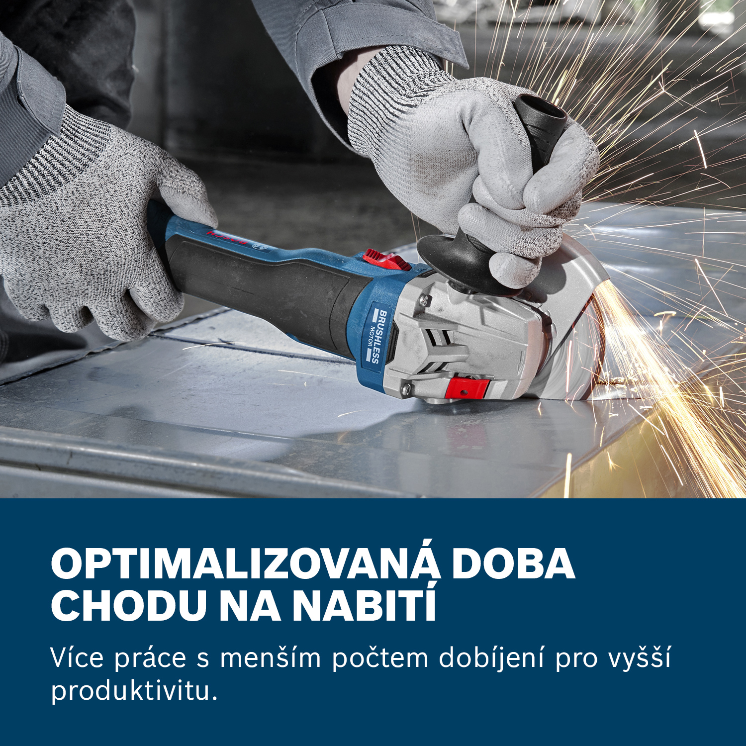 Bruska úhlová AKU Bosch GWS 18V-8 (bez AKU)