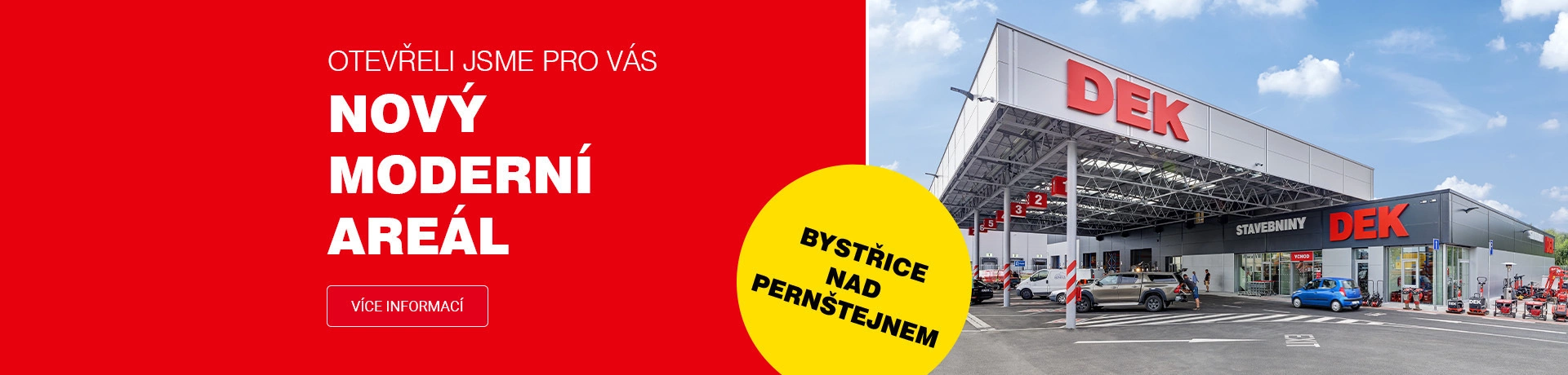 Nový moderní areál v Bystřici nad Pernštejnem