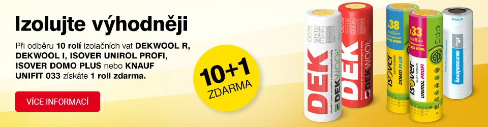 Minerální izolace 10+1 ZDARMA