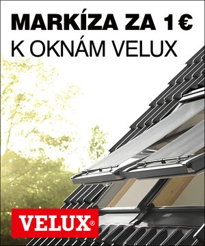 K OKNÁM VELUX MARKÍZA ZA 1 EURO